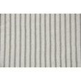 thumbnail image 5 of Woven Paths Gray/Ivory Striped Lightweight Cotton Throw Blanket, 50" x 60", 5 of 9