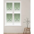 thumbnail image 2 of Window Privacy Film Sage Green White Stained Glass Window Film Decorative Sun Block Window Cover Modern Ombre Sports Game Ice Hockey Window Clings Static Adhesive Sticker for Bathroom 17.7"x78.7", 2 of 7