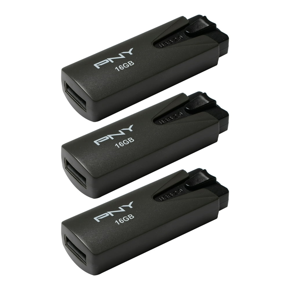 PNY 16GB Attache USB 2.0 Flash Drive 3 Pack