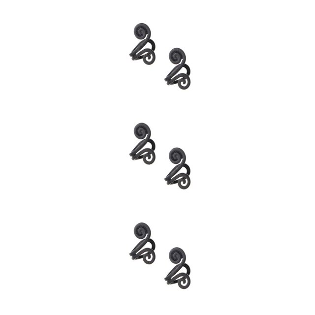 Qarigey 2 piezas mujeres hombres pendientes con forma geométrica pendiente ornamento aleación joyería citas fiesta decoraciones joyas negro Type1 NO1