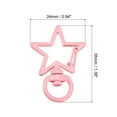 thumbnail image 2 of Swivel Clasps Snap Hook, Star Shape Lobster Claw Clasp for DIY Pink 16Pcs, 2 of 7