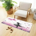 thumbnail image 2 of Coolnut Butterfly Girl Bath Mat, Dry Quickly Non Slip Absorbent Bath Rug, Soft Living Room Bedroom Home Floor Mats, Bath Mats for Bathroom, Tub and Shower 20" x 39" Home Decor, 2 of 7