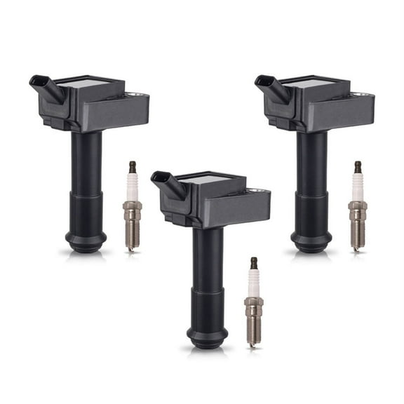 Set of 3 ISA Ignition Coil & 3 Iridium Spark Plug for 2021-2024 Ford Bronco Sport 2020-2022 Ford Escape l3 1.5L Replacement For UF880,NGK94372
