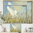 thumbnail image 3 of Designart ' Snowy Egret in Flight vII ' Farmhouse Framed Canvas, 3 of 3