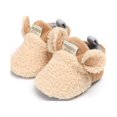 thumbnail image 1 of Baby Booties Faux Fur Sheep Shape Non-Slip Soft Sole Crib Shoes, 1 of 6