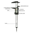 thumbnail image 1 of Calibre Vernier, LCD Digital De Fibra De Carbono Calibre Vernier Calibre Deslizante De Doble Escala Para Medir Longitud Ancho, Calibrador De Medición Dimensional, 1 of 7