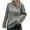 Gray, variant on IROINNID Turtleneck Sweater for Women Winter Warm Knitted Pullover Casual Thermal Loose Fit Base Sweater On Sale,Blue