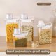 thumbnail image 3 of Transparent Measuring Cup Grain Sealed Storage Jar Moisture-Proof Dustproof Bottles for Cereal Mung Beans, 3 of 5