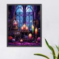 thumbnail image 4 of 5D DIY completo cuadrado taladro diamante pintura Halloween mágico espacio kit decoración Hugtrwg Para estrenar, 4 of 9