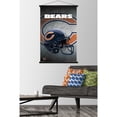 thumbnail image 2 of NFL Chicago Bears - Helmet 16 Wall Poster with Wooden Magnetic Frame, 22.375" x 34", 2 of 3