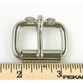 thumbnail image 2 of Dangerous Threads Heavy Duty Roller Buckle - Nickel Finish - Various Sizes (2 Pieces, Nickel - 1 & 1/2"), 2 of 6