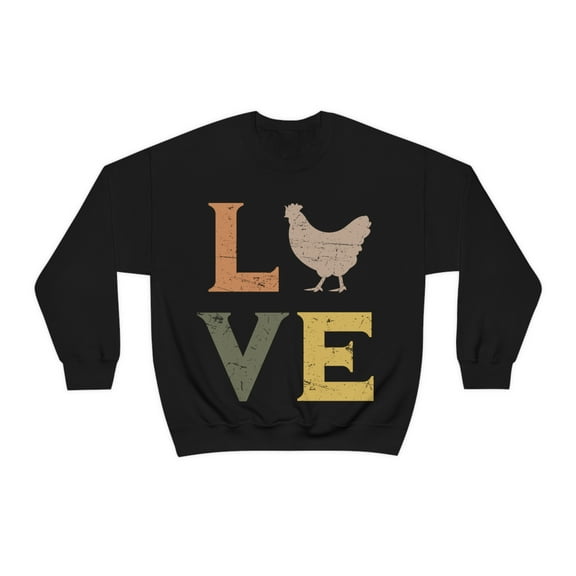 Vintage Chicken Lover Sweatshirt for Women Chickens Hen Shirt Gift Ideas
