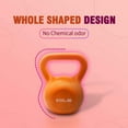 thumbnail image 2 of Women Exercise Kettlebells with Vinyl Coated Strength Training Kettle Bell for Home Workout, Strong Grip Weights 5/10/15/20LB, 2 of 7