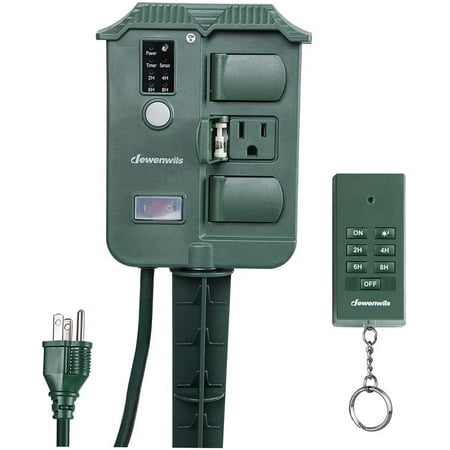 

Timers Power Stake Timer Waterproof 100Ft Wireless Green