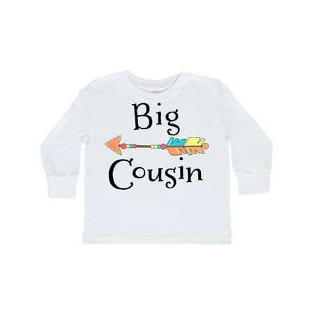 

Inktastic Big Cousin-arrow Gift Toddler Boy or Toddler Girl Long Sleeve T-Shirt