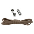 thumbnail image 2 of Cordones elásticos sin atar, cordones de zapatos sin cordones, hebilla de semicírculo, cordones de zapatos sin cordones, cordones de zapatos perezosos Marrón Sunnimix Sin atar cordones, 2 of 8