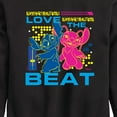 thumbnail image 3 of Disney - Lilo & Stitch - Love The Beat - Toddler & Youth Crewneck Fleece Sweatshirt, 3 of 5