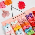 thumbnail image 3 of Xiyztok Headband Holder Hair Bows Organizer Headband Holder Wall Hanging Space Saving Hair Clip Storage Hanger with felt bands, 3 of 9