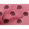 thumbnail image 4 of oneOone Organic Cotton Voile Fabric Elephant Block Decor Fabric Printed BTY 42 Inch Wide, 4 of 4