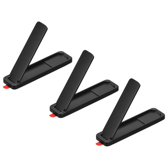 Ultra-Thin Phone Stands, 3Pack Horizontal Vertical Portable Phone Stand Black