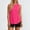Hot Pink, variant on Avirosel Women's UPF 50 Sun Protection Sleeveless Top, Breathable Wicking Fabric, Flowy Activewear for Yoga and Casual Wear