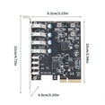 thumbnail image 5 of 8 Port PCIe Expansion Card Boasting 4x USB 3.2 and 4x TypeC 10Gbps, 5 of 8