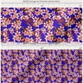 thumbnail image 2 of Soimoi Blue Cotton Voile Fabric Blossom Floral Print Fabric by the Yard 56 Inch Wide, 2 of 7