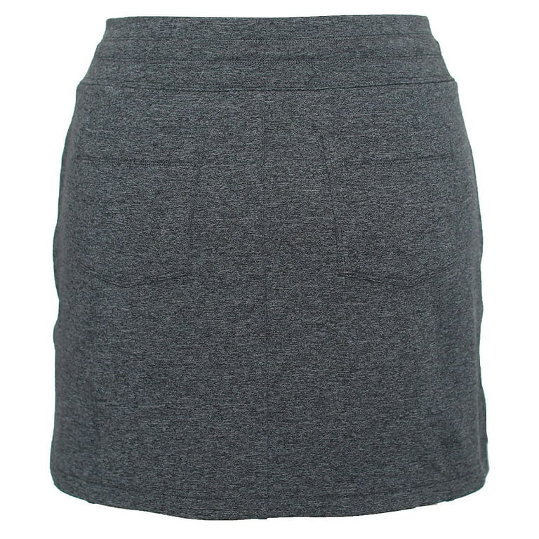 & Metro Heather) Select Charcoal Skort, Color Ladies Size Active (Large, Tangerine