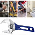 thumbnail image 3 of 200MM Adjustable Wrench Wide Mouth Adjustable Spanner Single Wrench Hand Tool Portable Bathroom Tools, 3 of 5