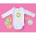 thumbnail image 2 of Inkdotpot 12 Month BabyMilestoneStickerBoy/Girl-MonthlyMilestoneRoundStickers, Record Newborns First Year Infant Baby Photo Props (Cute Animals), 24 Count-4 Inches, 2 of 7