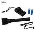 thumbnail image 4 of PASILI Scuba Diving Ipx8 Waterproof Flashlight Led Light 80M Deep Underwater Torch 4000Lm Non-Slip Flashlight With Hang Strap, 4 of 9