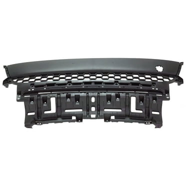 Bumper Grille Compatible with 2017-2019 Kia Soul Front, Upper Textured Dark Gray