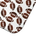thumbnail image 5 of Brown Footballs Repeat Pattern Dish Drying Mat for Kitchen 1 Pack, Ultra Absorbent Microfiber Dishes Drainer Mats,16"x18", 5 of 6