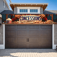 thumbnail image 6 of Blue Fabric Concessions Banner with Leather Glove Elements Party Decoration Backdrop for Carnival Events Festival Stalls Popcorn Stands and Fair Booths, 6 of 8