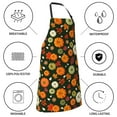 thumbnail image 5 of Pofeuu Harvest Pumpkins Print Waterproof Apron with Pockets Adjustable Cooking Aprons Kitchen Bib for Baking Household Cleaning, 5 of 8