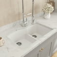 thumbnail image 4 of BOCCHI 1602-507-0126 Granite 33" 60/40 Double Bowl Kitchen Sink in Milk White, 4 of 7
