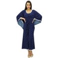 thumbnail image 7 of Bimba Long Printed Kimono Sleeve Kaftan Designer Night Dress Coverup Maxi Caftan, 7 of 7