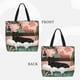 thumbnail image 2 of Easygdp Black Cat Pink Bathroom Bolsa Tote para Mujer, Bolso de Hombro para Trabajo, Playa, Viajes, Compras y Supermercado, 2 of 7