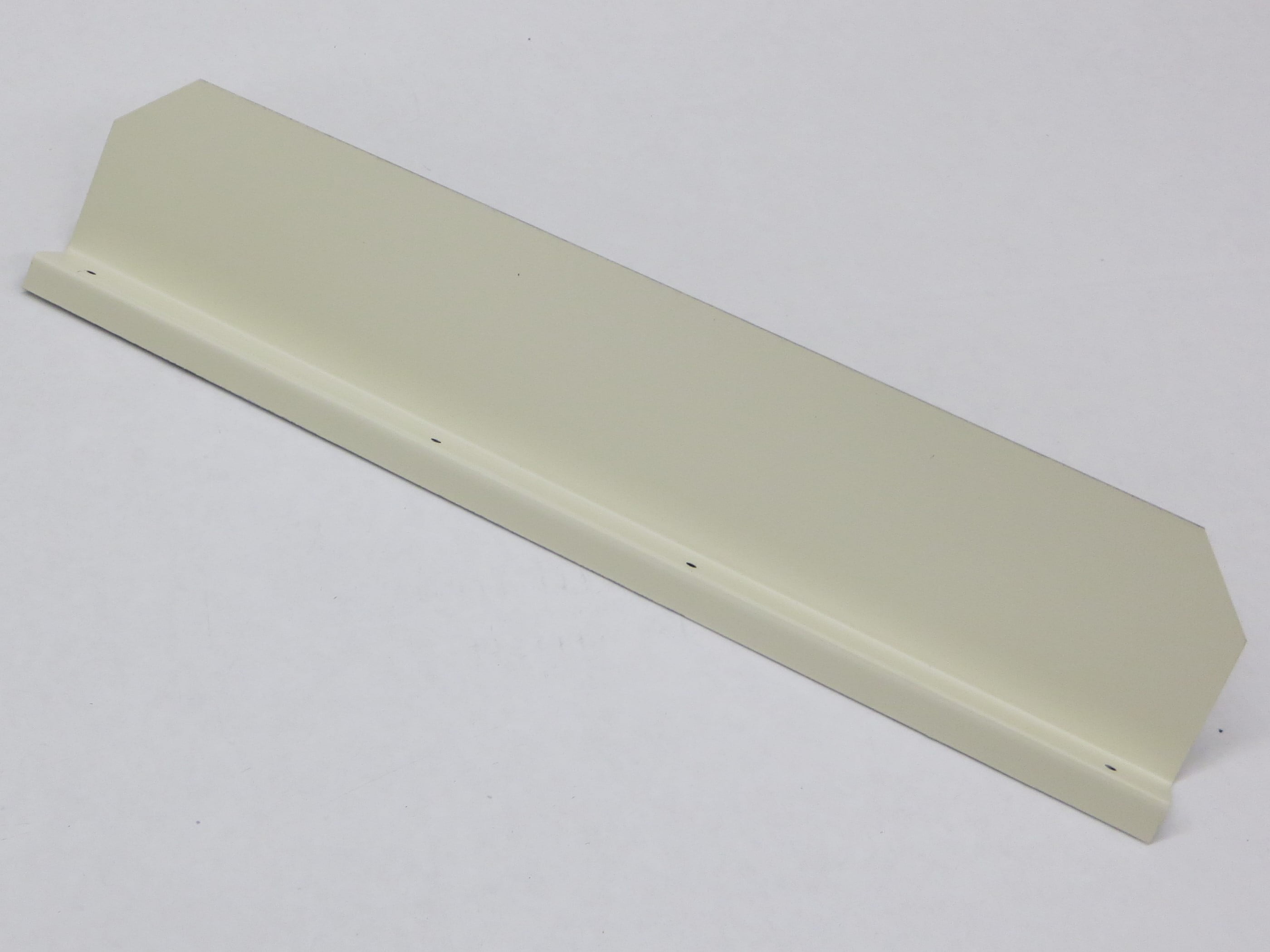 Straight Ornamental Gutter Valley Splash Guard ALMOND 3 ct