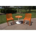 thumbnail image 3 of Strata Furniture 2 Chaises de Patio Résistantes aux Intempéries Milan & Table à Germination Orange, 3 of 4