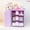 purple, variant on 1pc 3-Layer Drawer Type Storage Box with Pen Container, Multifunctional Stationery Desktop Organizer for Office, Cute Rabbit Shaped Handle Storage Drawer, Table Decor, Desk Additions
