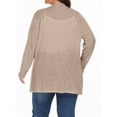 thumbnail image 5 of Cueply Women's Plus Size Cardigan Long Sleeve Lightweight Sheer Open Front Knited Cardigan 1X-4X, 5 of 6