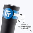 thumbnail image 4 of Gametime Sidekicks Pittsburgh 20oz Blue Tumbler - Officially Licensed, 18/8 Stainless Steel, Double-walled, Vacuum-insulated, UV LED Printed Logos, Sweatless, Stays Hot/Cold - 360, 4 of 6