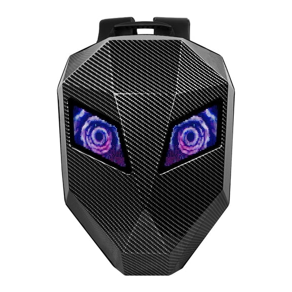 Gelrova Knight LED Motorcycle Backpack, Water-Resistant Scooter Bag, Laptop Backpack for Riding, Cycling, Travel, Large 19 Inch