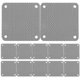 thumbnail image 1 of CIMAXIC 20PCS PC Cooler Fan Covers Fan Dustproof Filter Fan Dust Net PVC Dust Strainer Computer Cooling Fan Mesh 4cm,1.57"X1.57"X0.02", 1 of 5