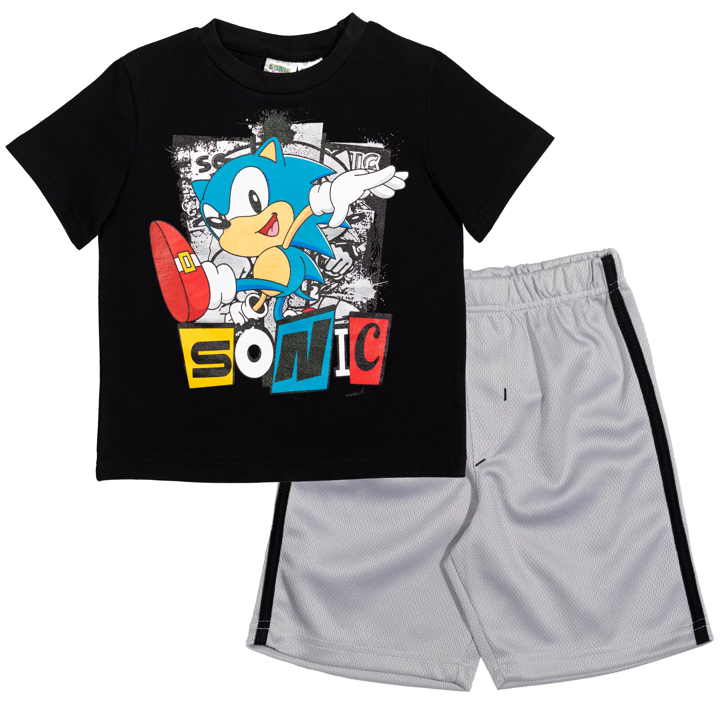 14 years boys girls contrast shorts and t-shirt set 6 months