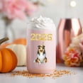 thumbnail image 4 of Happy New Year Collie Welcome 2025 Balloon Firework Party 16oz Glass Cup Mug Collie Dog Lover Gifts Idea Glass Can - 01014, 4 of 5
