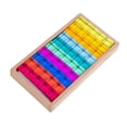 thumbnail image 3 of Milaget Acrylic Cubes Blocks Set Stacking Blocks Toys for Preschool Party 3  Year Old 100pcs, 3 of 8