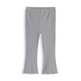 thumbnail image 2 of Karoyedx Girls' Pants Toddler Girls' Wide Leg Sweatpants Baby Elastic Waist Casual Pants Kids Active Pull on Joggers with Pockets Grey Size,6-7 Years, 2 of 7