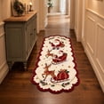 thumbnail image 4 of Christmas Runner Rug, 47.2 Inch Santa Reindeer Floor Mat, Holiday Decoration for Hallway Entryway B, 4 of 7